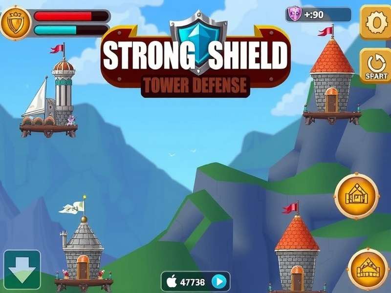 Strong Shield Tower Defense Gameplay Screen